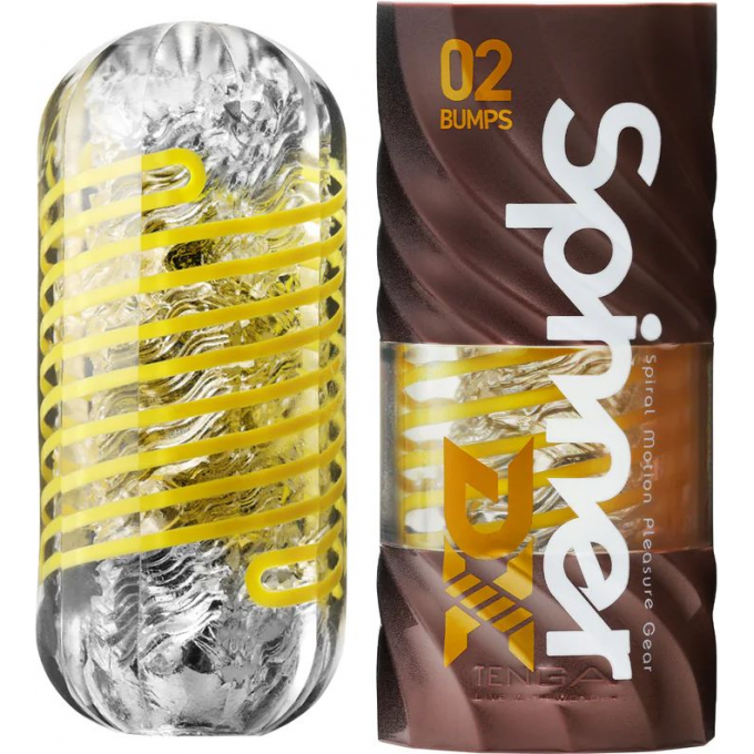 Мастурбатор TENGA SPINNER DX 02 BUMPS + Подарок SPD-002