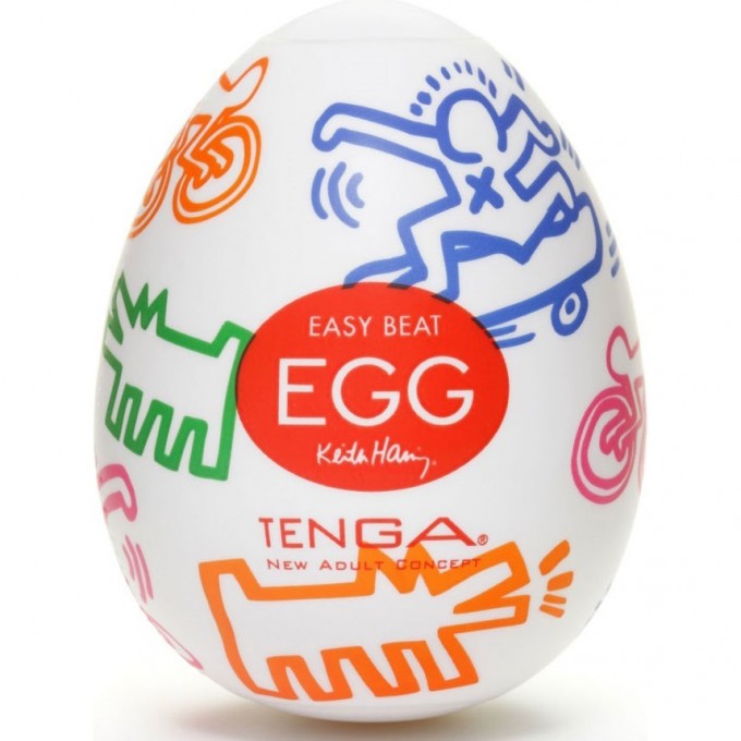 Мастурбатор TENGA&KEITH HARING EGG STREET KHE-001 Мастурбатор TENGA&KEITH HARING EGG STREET KHE-001
