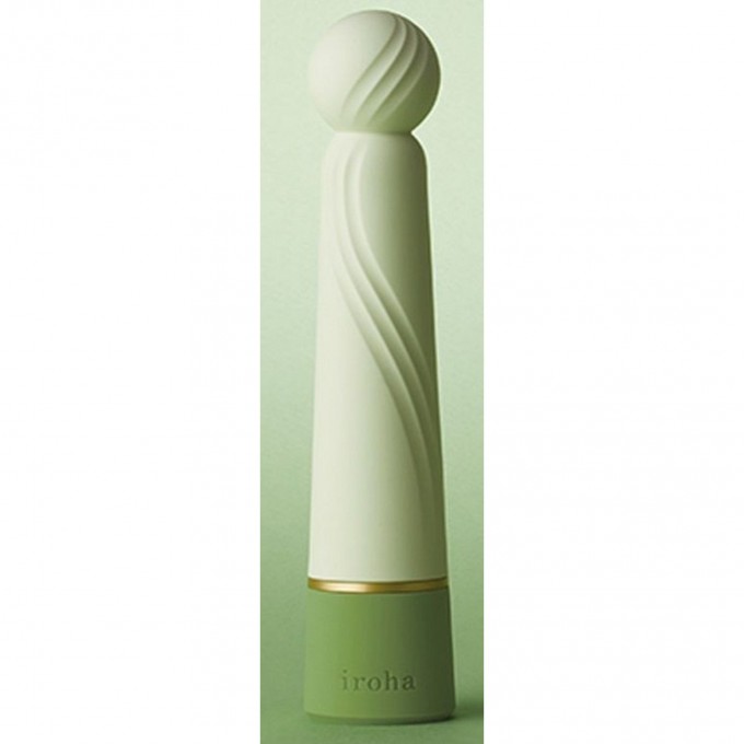 Вибратор Iroha Hisui Rin+ перезаряжаемый, салатовый + Подарок MRP-01