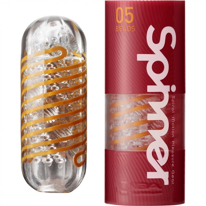 Мастурбатор TENGA SPINNER BEADS + Подарок SPN-005
